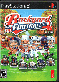 Backyard Football '10 Playstation 2 US box art